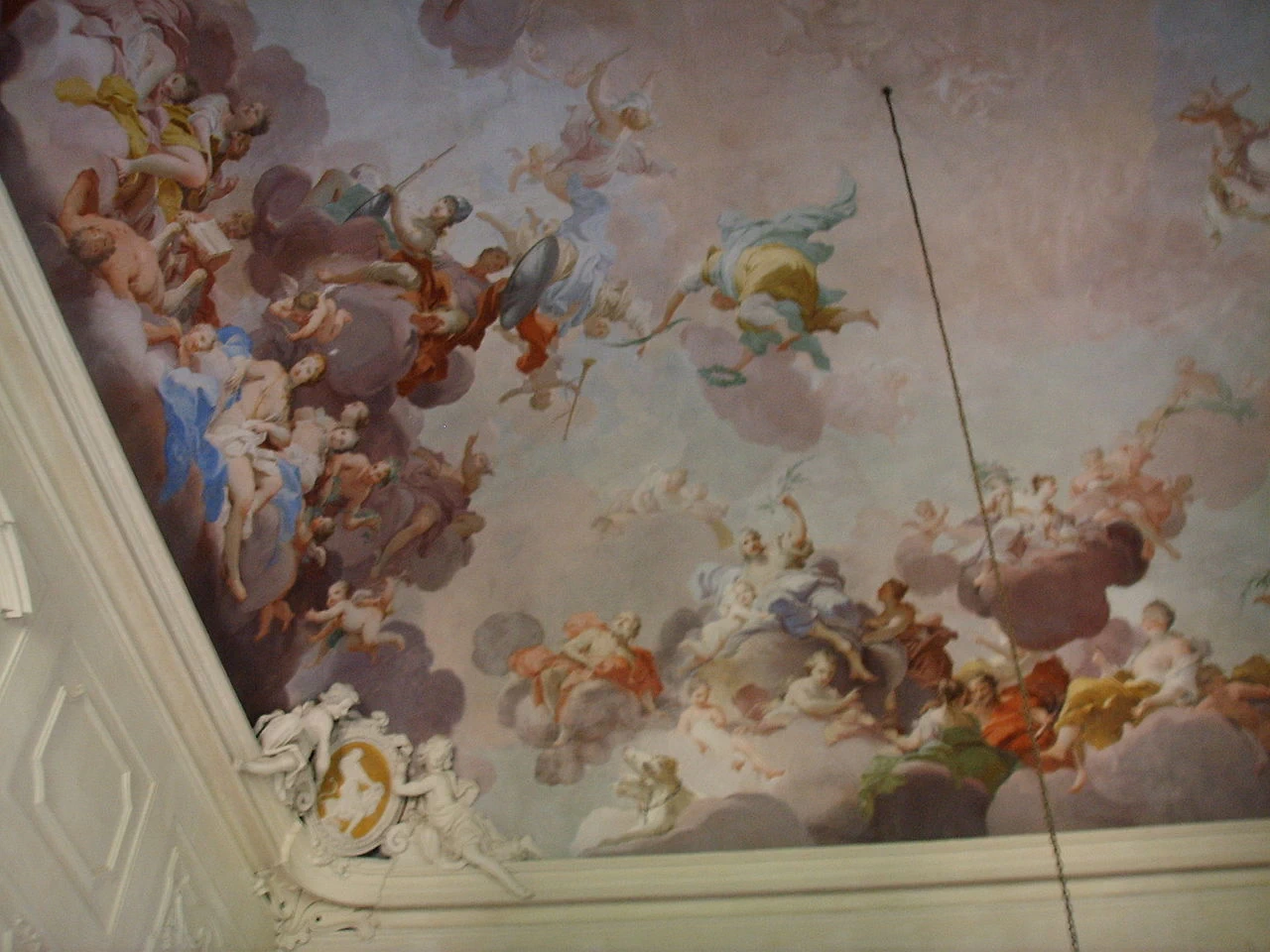 Palazzo Capponi, soffitto dello scalone